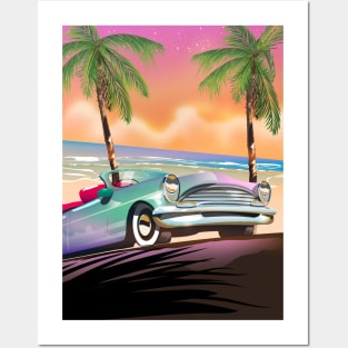 Retro Car Posters and Art